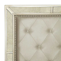 Loraine Champagne Queen Bed - Ornate Home