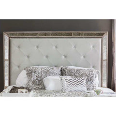 Loraine Champagne Queen Bed - Ornate Home