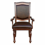 Lordsburg Brown Cherry Arm Chair (Set of 2) - Ornate Home