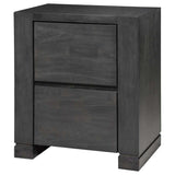 Lorenzo Dark Grey Nightstand - Ornate Home