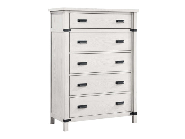 Loretta Antique White Chest - Ornate Home