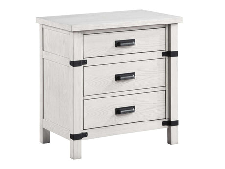 Loretta Antique White Nightstand - Ornate Home