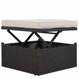 Los Padres Patio Rectangle Daybed Beige - Ornate Home