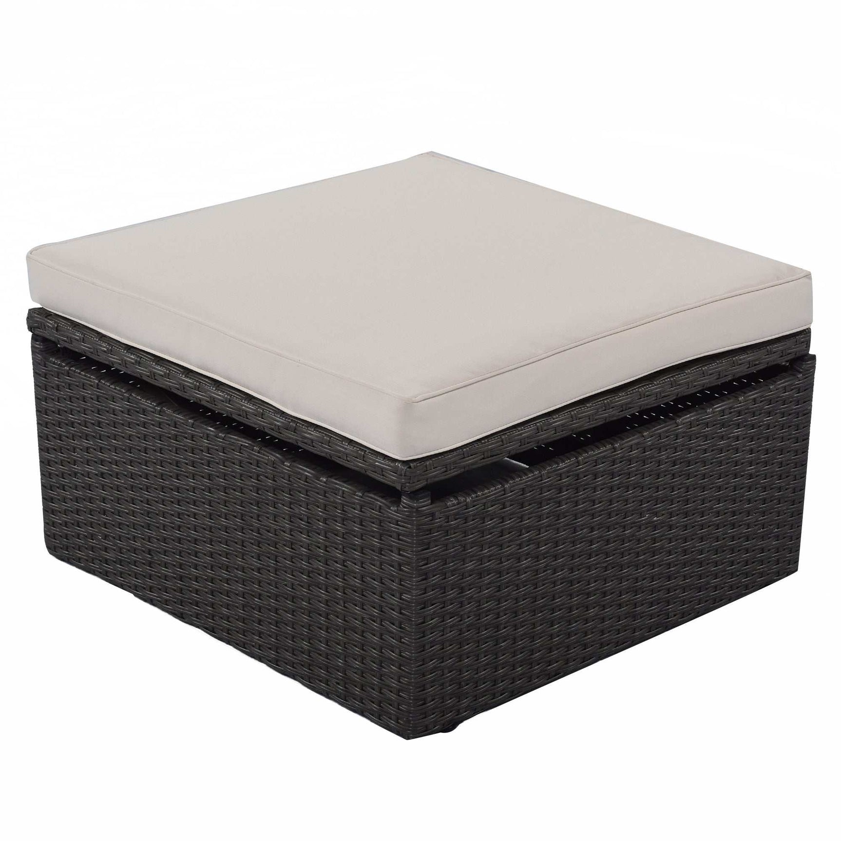 Los Padres Patio Rectangle Daybed Beige - Ornate Home