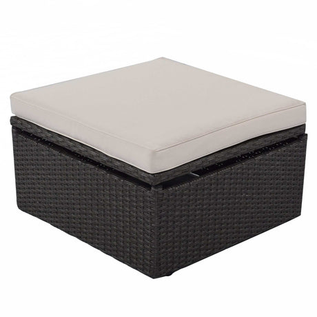 Los Padres Patio Rectangle Daybed Beige - Ornate Home