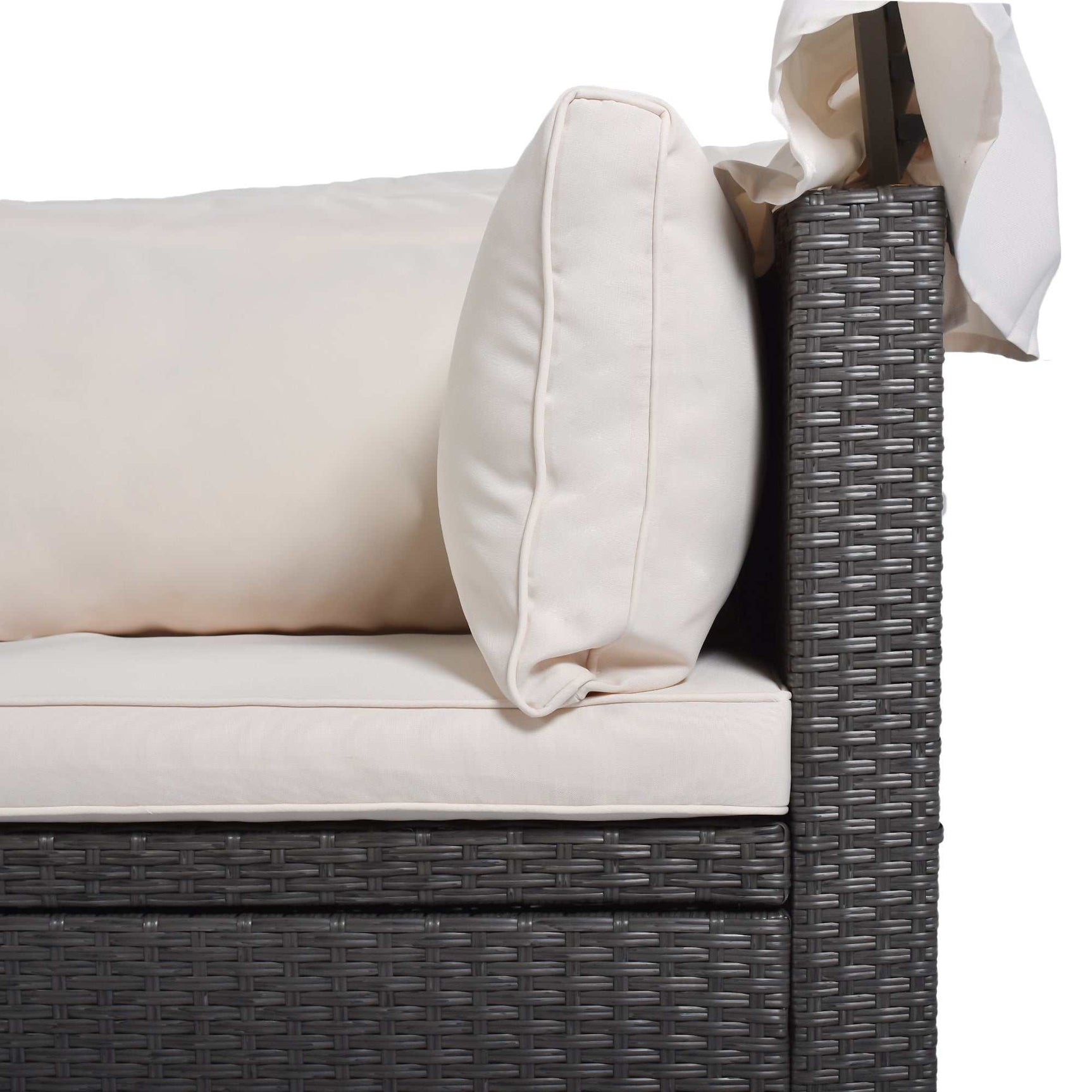 Los Padres Patio Rectangle Daybed Beige - Ornate Home