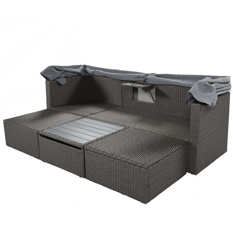 Los Padres Patio Rectangle Daybed Gray - Ornate Home