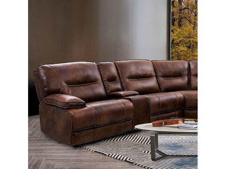 Louella Brown Power Sectional - Ornate Home