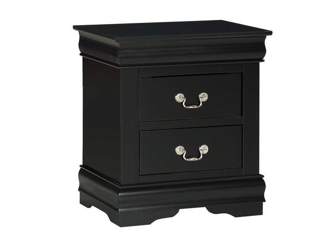 Louis Philip Black Nightstand - Ornate Home