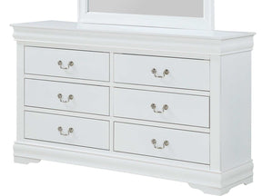Louis Philip White Dresser - Ornate Home