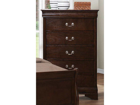 Louis Philippe Cappuccino Chest - Ornate Home