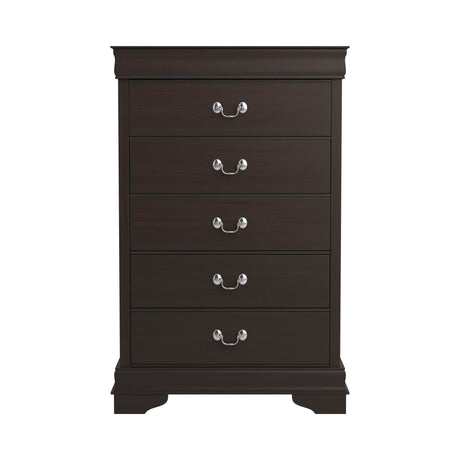 Louis Philippe Cappuccino Chest - Ornate Home