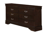 Louis Philippe Cappuccino Dresser - Ornate Home