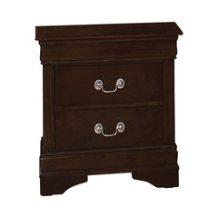 Louis Philippe Cappuccino Twin Panel Bedroom Set / 5pc - Ornate Home