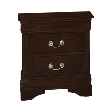 Louis Philippe Cappuccino Twin Panel Bedroom Set / 5pc - Ornate Home