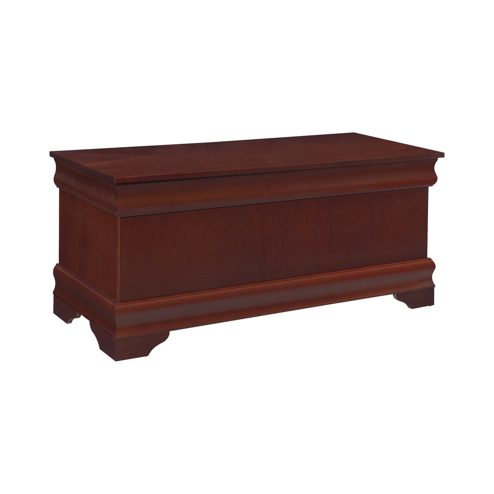 Louis Philippe Warm Brown Cedar Chest - Ornate Home