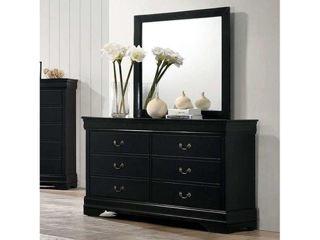 Louis philippe Black Dresser - Ornate Home