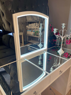 Louise White Vanity Set - Ornate Home