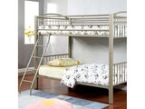 Lovia Metallic Gold Twin/Twin Bunk Bed - Ornate Home