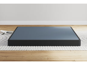 Low Profile Black Queen Metal Foundation 5 inch - Ornate Home