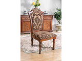 Lucie Brown Cherry Dining Chair (Set of 2) - Ornate Home