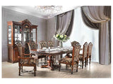 Lucie Brown Cherry Dining Table - Ornate Home