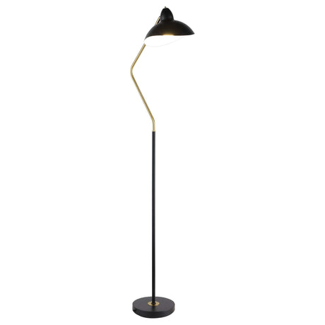 Lucien Black Floor Lamp - Ornate Home