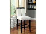 Luminar Black & White Counter Ht. Chair (Set of 2) - Ornate Home