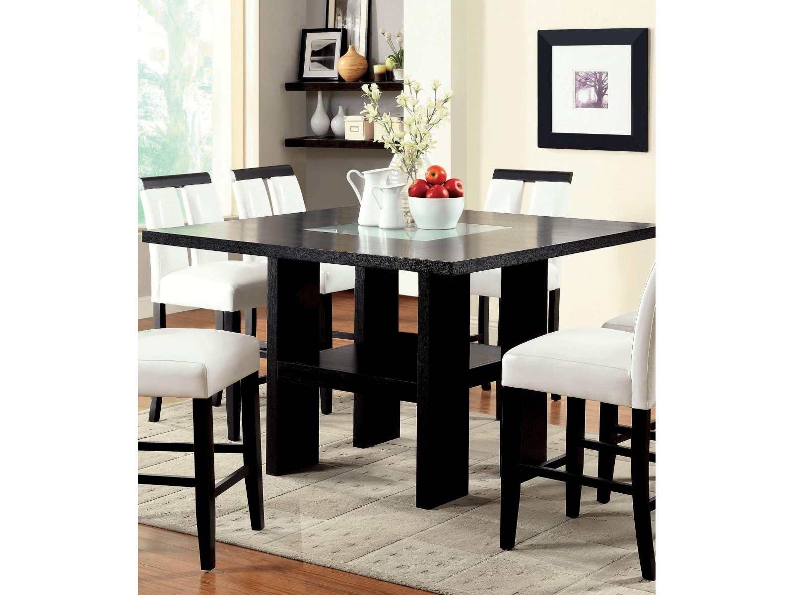 Luminar II Black Dining Table - Ornate Home