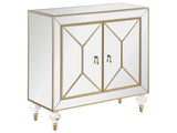 Lupin Mirror / Champagne Accent Cabinet - Ornate Home
