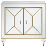 Lupin Mirror / Champagne Accent Cabinet - Ornate Home