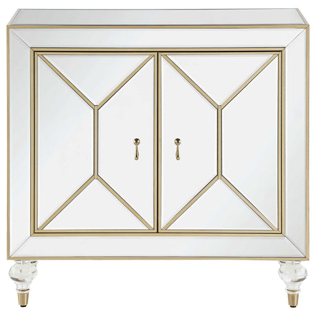 Lupin Mirror / Champagne Accent Cabinet - Ornate Home