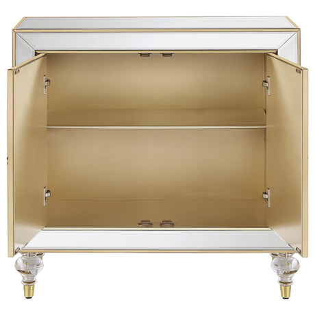 Lupin Mirror / Champagne Accent Cabinet - Ornate Home