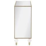 Lupin Mirror / Champagne Accent Cabinet - Ornate Home