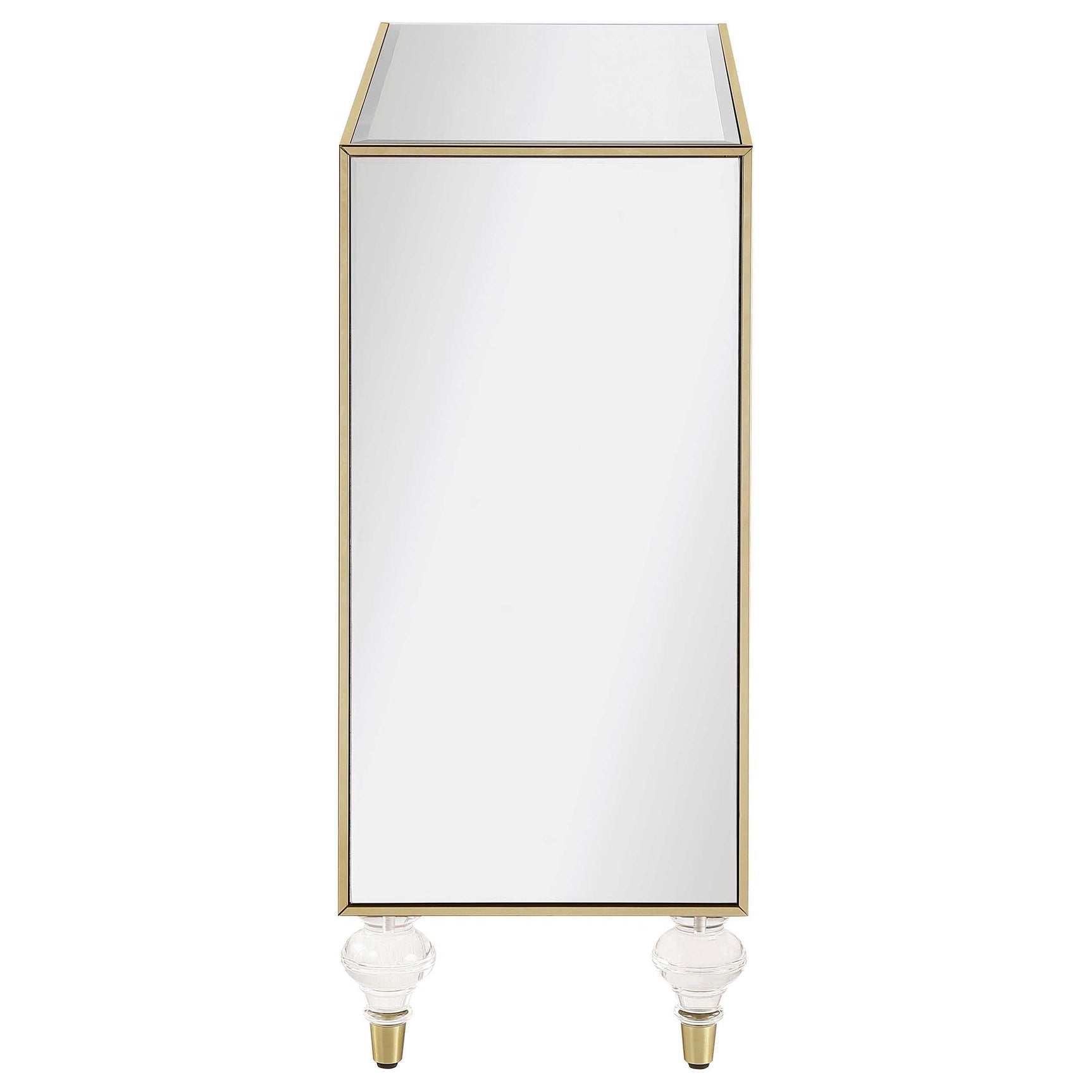 Lupin Mirror / Champagne Accent Cabinet - Ornate Home