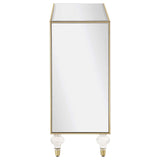 Lupin Mirror / Champagne Accent Cabinet - Ornate Home