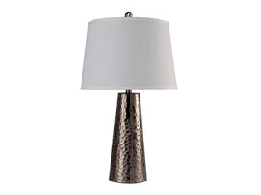 Luz Silver Table Lamp - Ornate Home