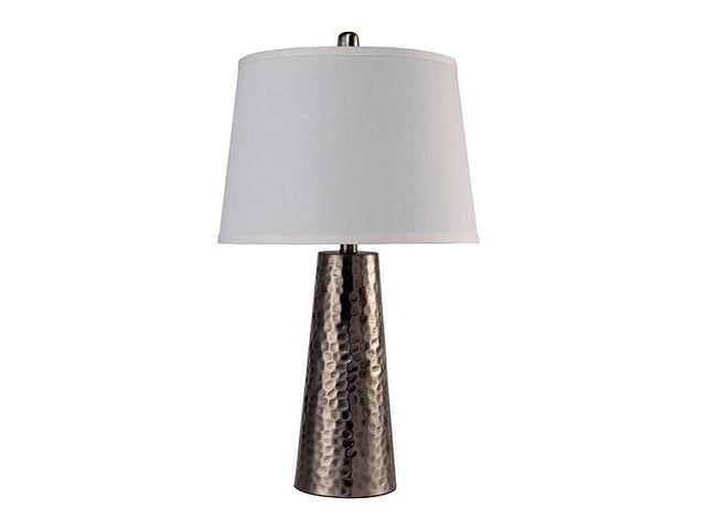 Luz Silver Table Lamp - Ornate Home