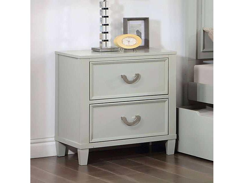 Lycorida Gray Nightstand - Ornate Home