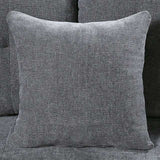 Lynda Dark Gray Loveseat w/ Pillows - Ornate Home