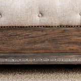 Lysandra Rustic Natural Tone/Beige California King Bed - Ornate Home