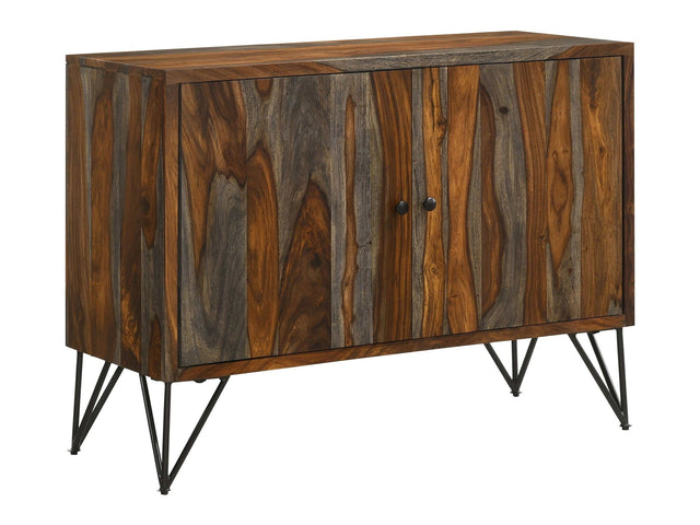 Macon Sheesham Grey Accent Cabinet - Ornate Home