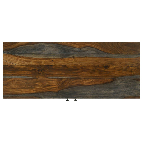 Macon Sheesham Grey Accent Cabinet - Ornate Home