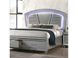 Maddie Silver California King Bed - Ornate Home
