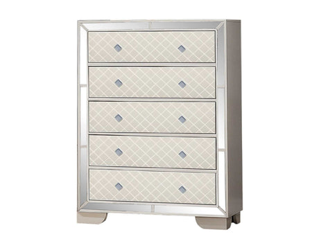 Madison Beige Upholstered Chest - Ornate Home