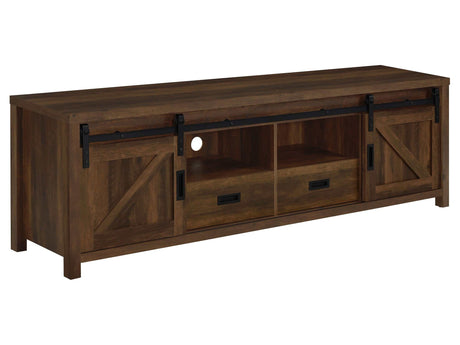 Madra Dark Pine 79" Tv Stand - Ornate Home