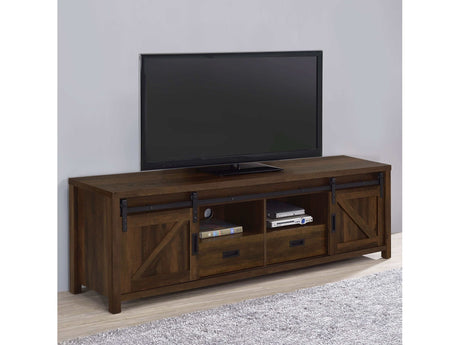 Madra Dark Pine 79" Tv Stand - Ornate Home