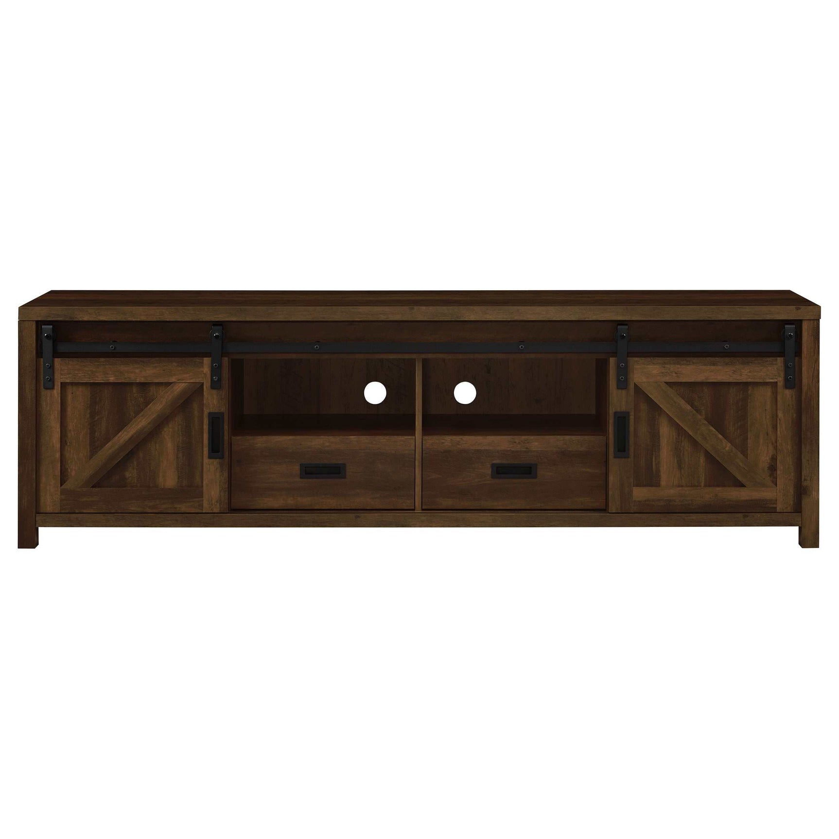 Madra Dark Pine 79" Tv Stand - Ornate Home