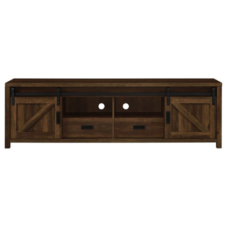 Madra Dark Pine 79" Tv Stand - Ornate Home