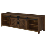 Madra Dark Pine 79" Tv Stand - Ornate Home